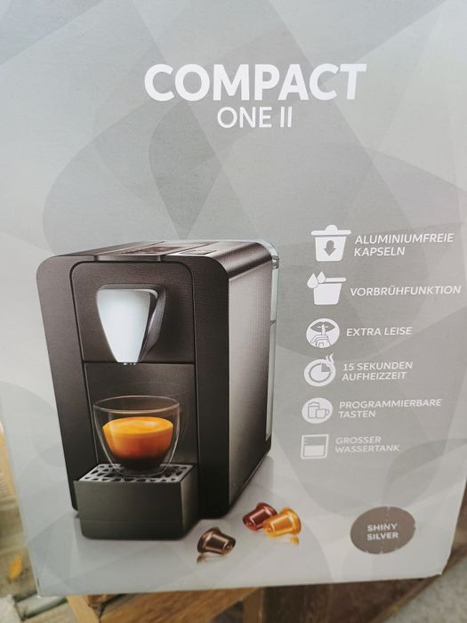 Кафемашина с капсули Cremesso Compact One II, 3 програми, 1,1л капацит