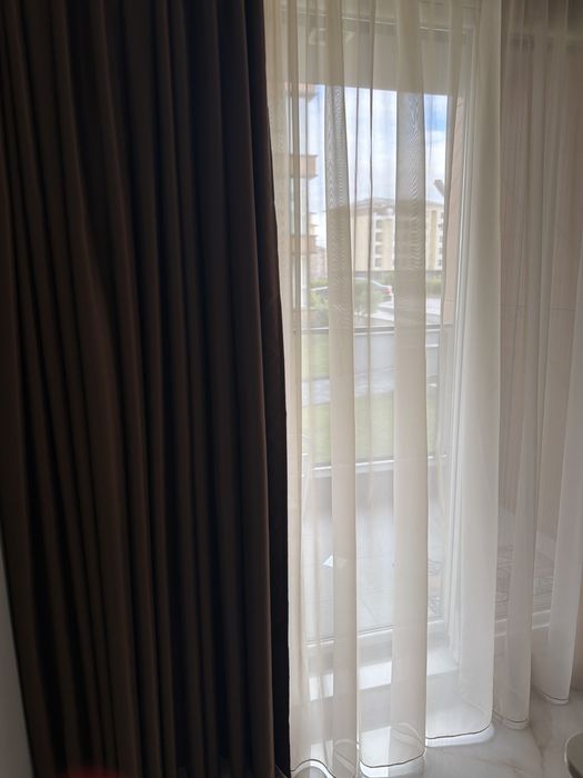 Тънки пердета+завеси