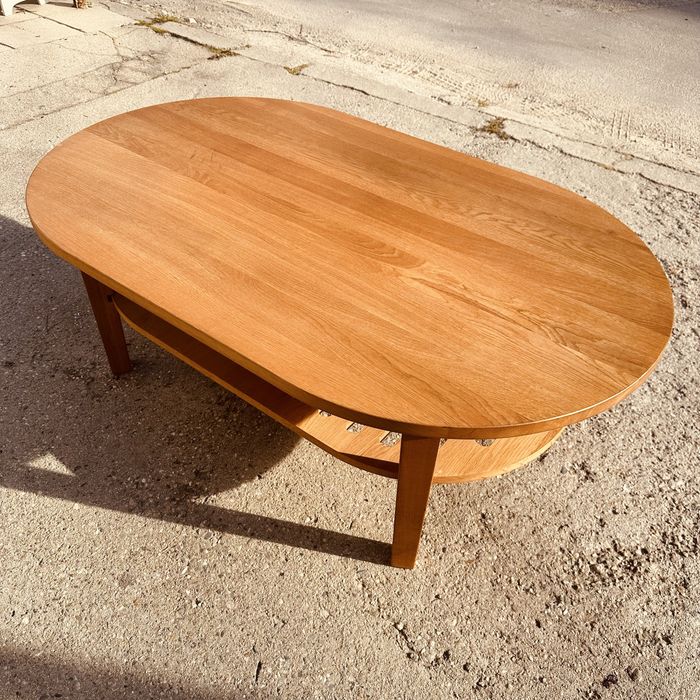 Скандинавска винтидж холна маса – масивно дърво, Швеция