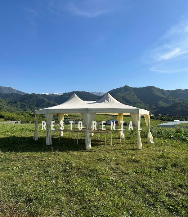 Аренда шатров, столы стулья посуда оформление по приемлимым ценам! 

Ш