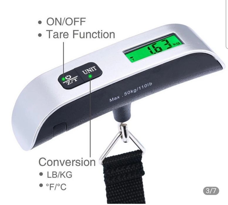 Электронные весы с цифровым ЖК-дисплеем, 110lb/50 кг