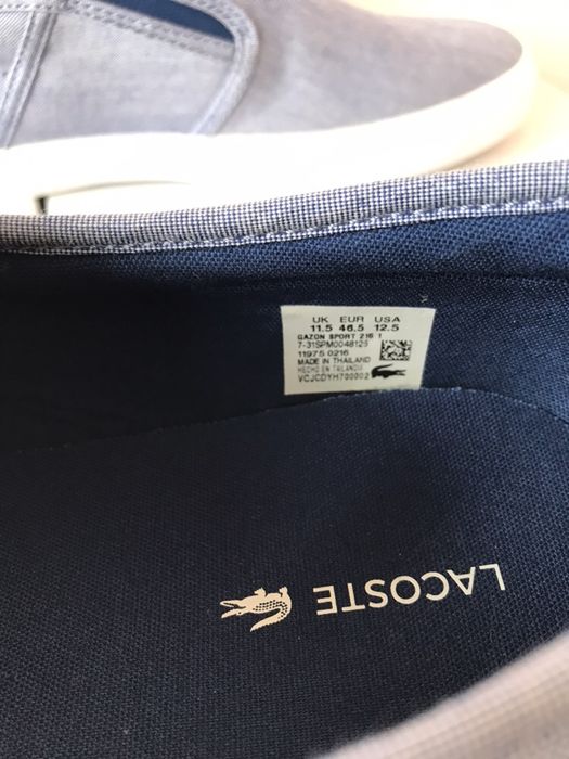 Tenisi espadrile Lacoste marime 46,5
