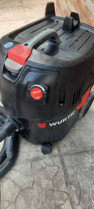 Прахосмукачка WURTH 35L Automatic със Тупалка Контакт Сухо Мокро Строителство