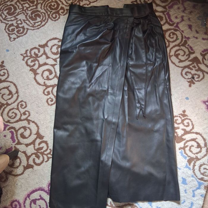 Новая юбка кожзам