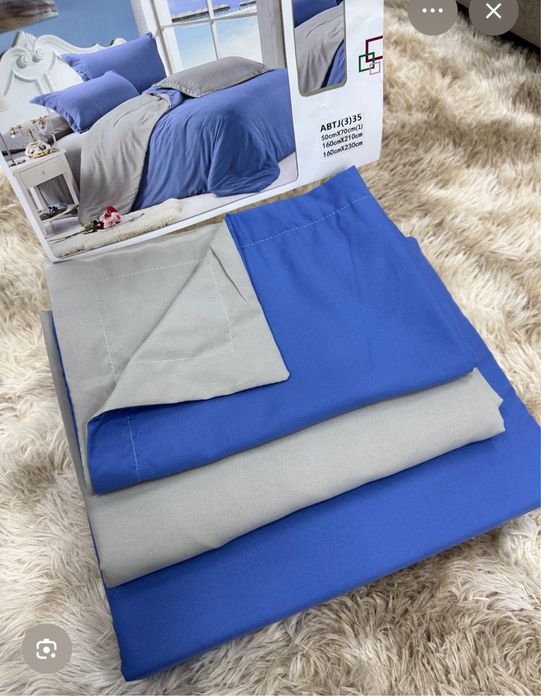 Постельное белье — однотонное, премиум качество