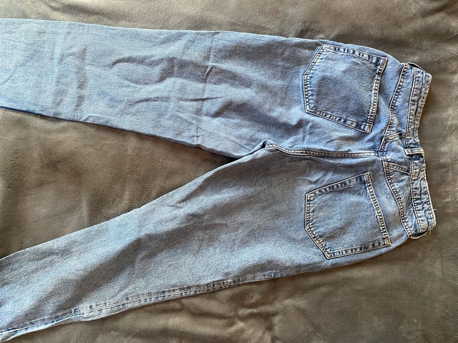 Blugi h&m cu talie inalta, nepurtati