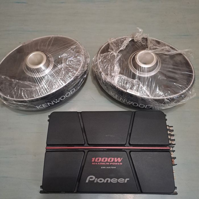 Колонки оригинал Kenwood+Pioneer усилитель
