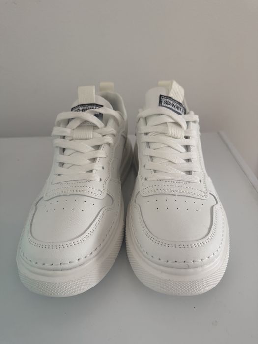 Белые кеды мужские