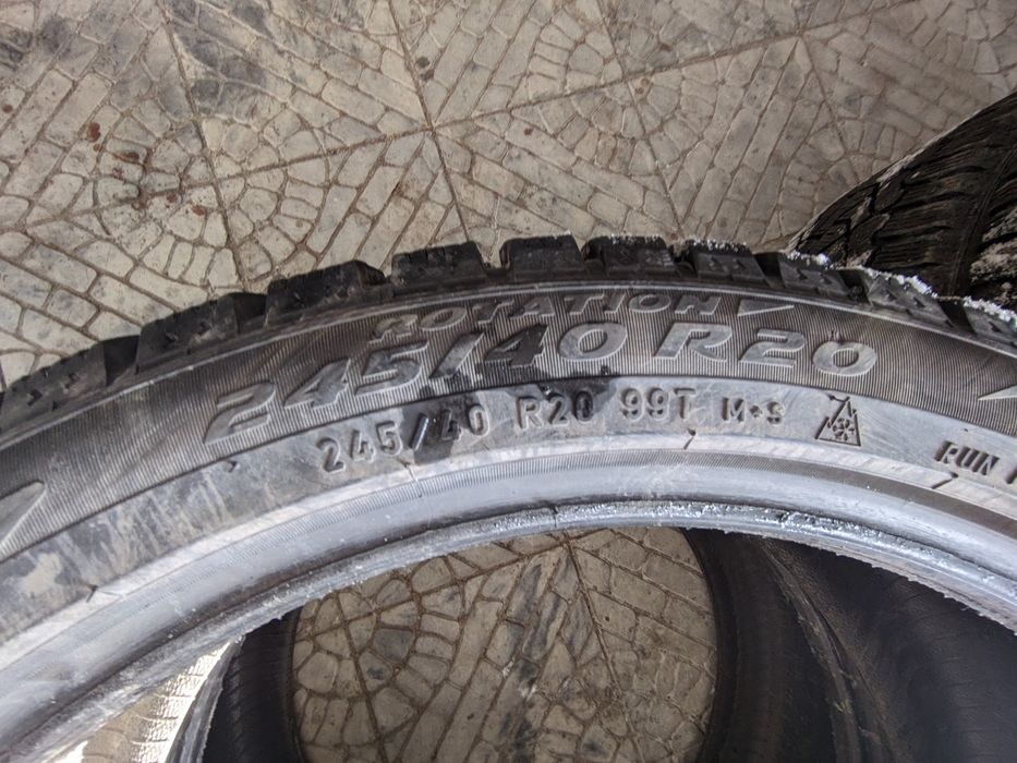 Шины зимние разноширокие