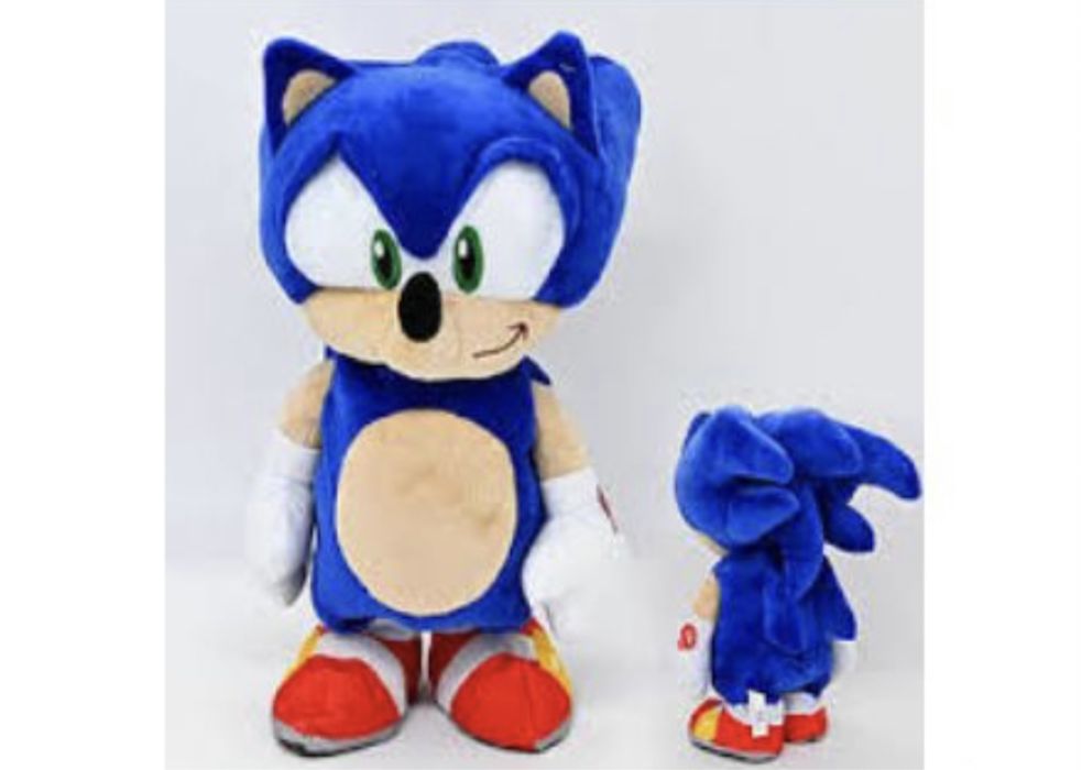 Плюшена играчка ходещ Соник, Музикален и движещ