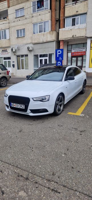 Audi A5 facelift alb perlat 2.0TDI 177cp euro5 manual S-line Proprieta