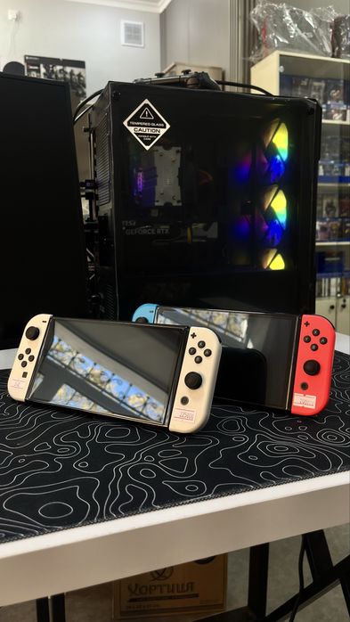 Nintendo switch oled | прошитая | в идеальном состоянии