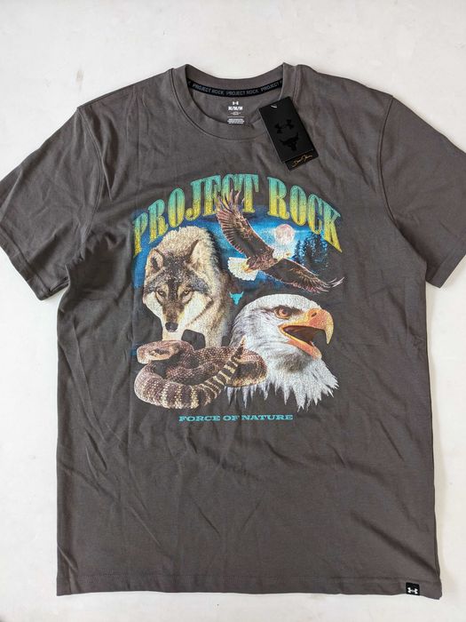 Under Armour Project Rock Wolf Heavyweight мъжка тениска от Сащ