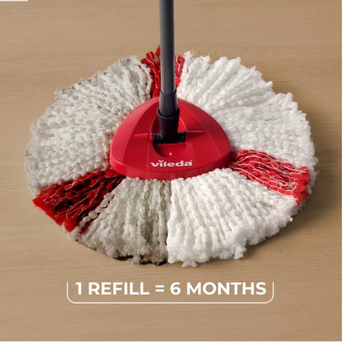 Комплект моп с кофа Mercado Trade, За почистване, Черен