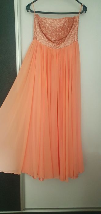 Rochie voal,somon, de ocazie                    .