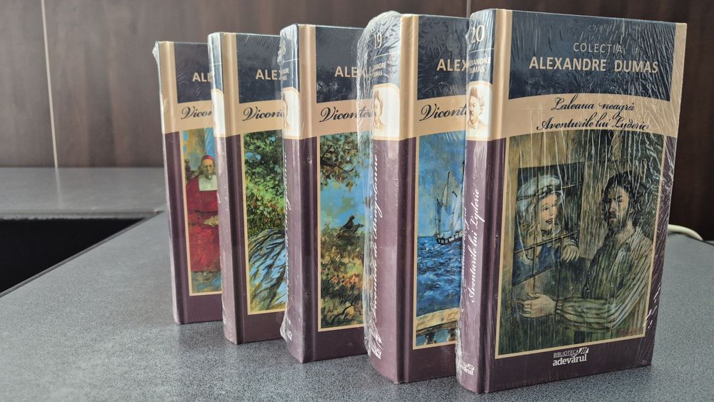 Colecția completă Alexandre Dumas - 20 Volume - Editura Adevărul (NOI / SIGILATE)