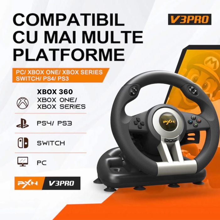 Volan cu pedale, maneta schimbator