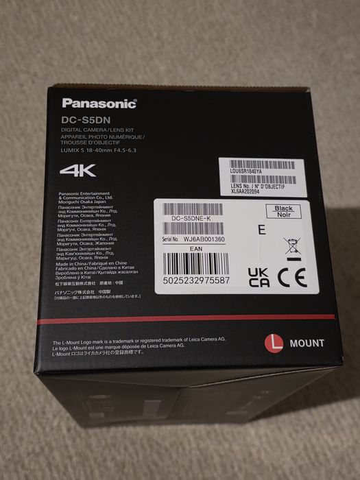 Aparat Foto Panasonic LUMIX DC-S5DN (body S5D si obiectiv 18 - 40 mm)