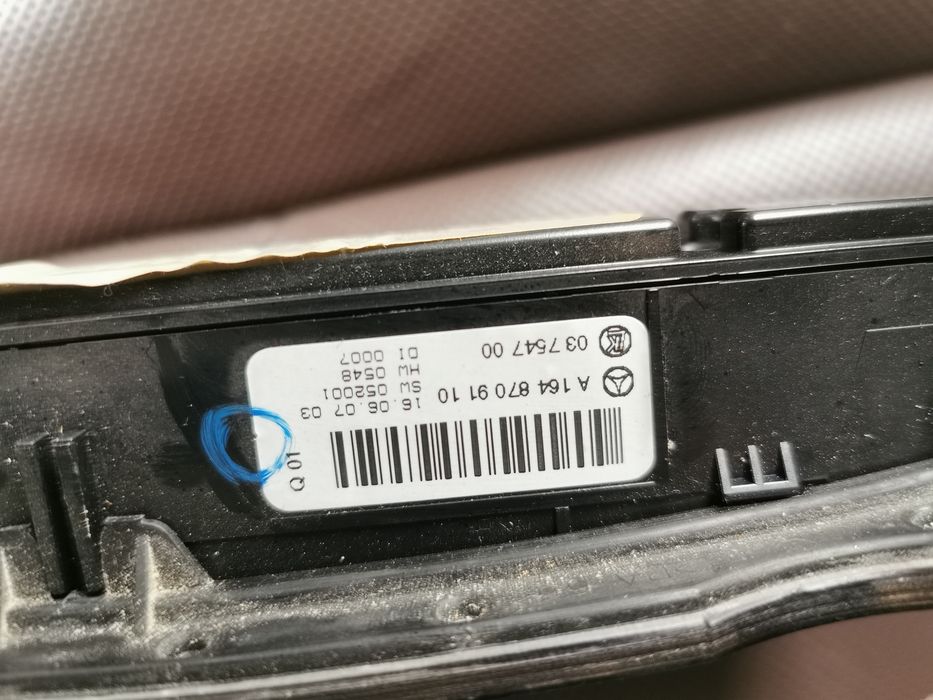 километраж за мл 320 в164 instrument cluster w164 ML320