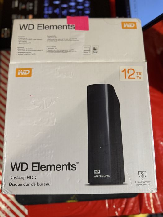 Hard extern WD Elements 12TB