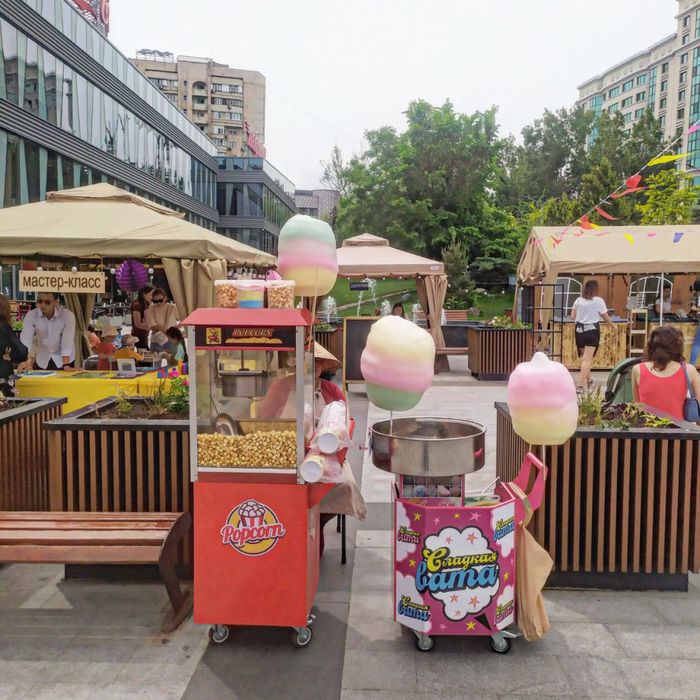 Сладкая Сахарная Вата мороженное и попкорн на выезд!