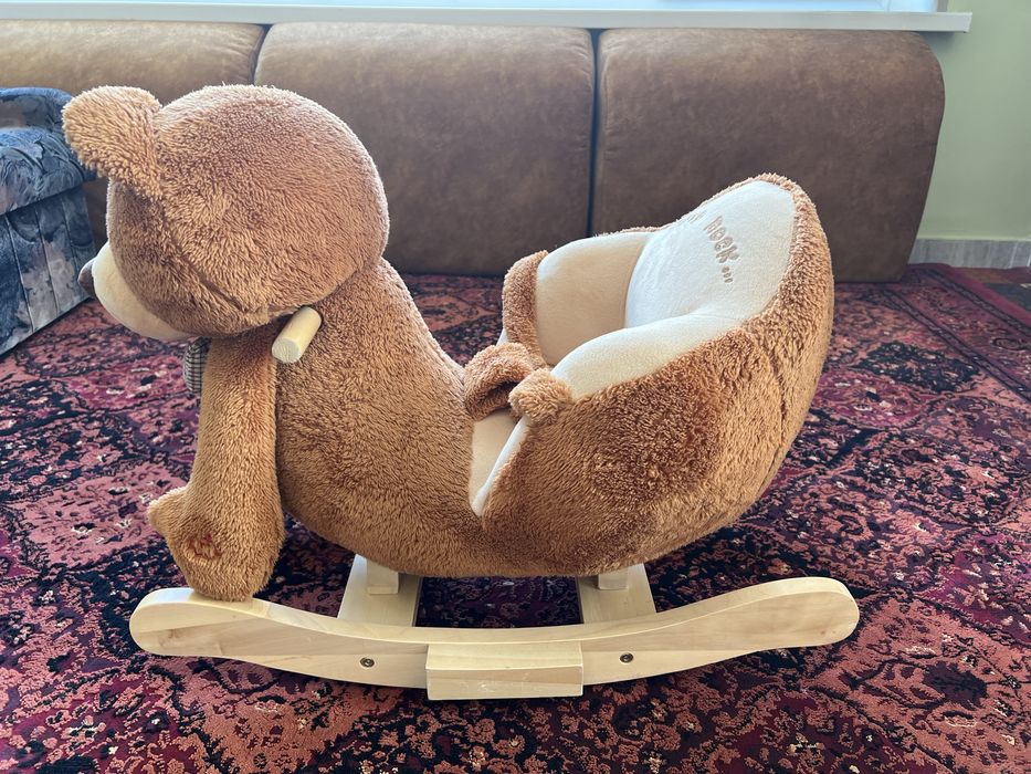 Мишка каталка с музыкой