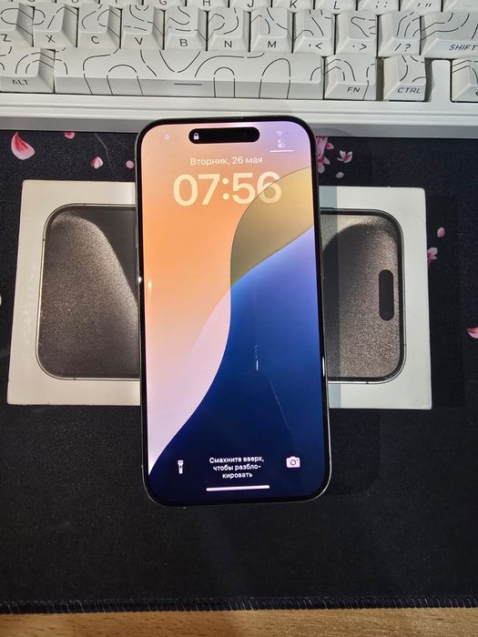 Iphone 15 pro 256gb
Продам телефон в идиальном состоянии, акб 82% хва