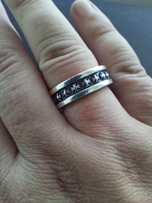 Inel argint Chrome Hearts mărimea 62