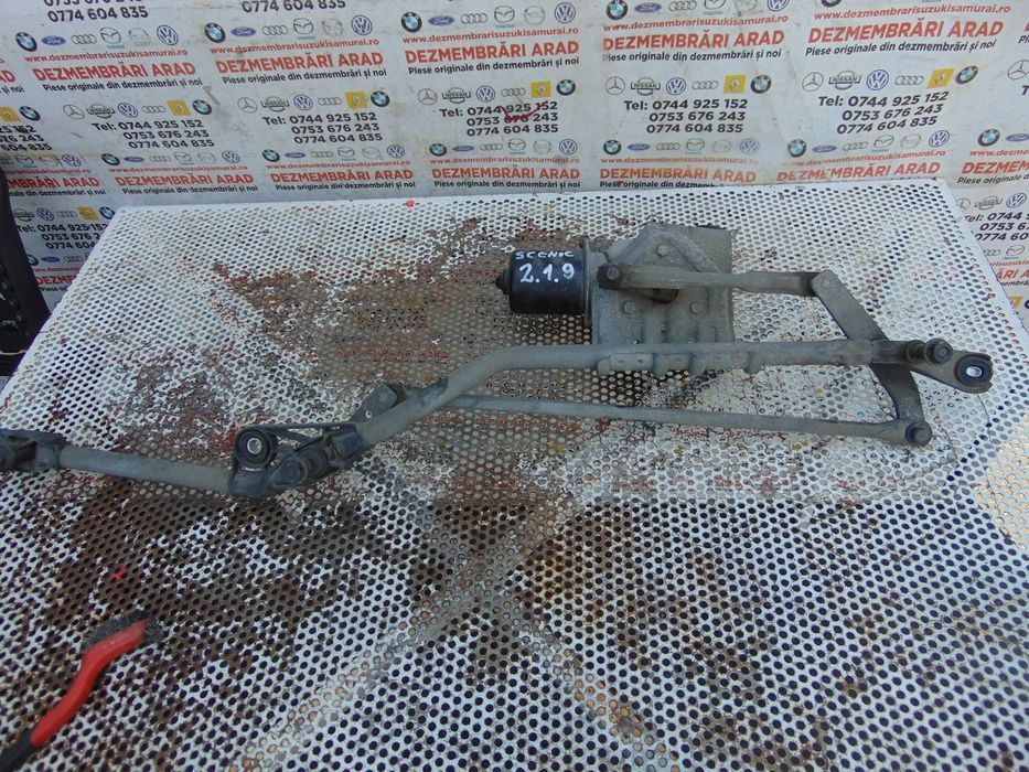 Motoras stergatoare Renault Scenic 2 an 2003-2009 ansamblu stergatoare