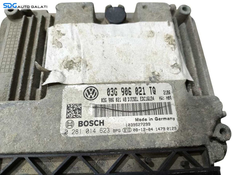 ECU Calculator Motor Bosch Volkswagen Golf 5 1.9 TDI BLS 2004 - 2008 Cod 03G906021TQ [LS0023] [LS0024]