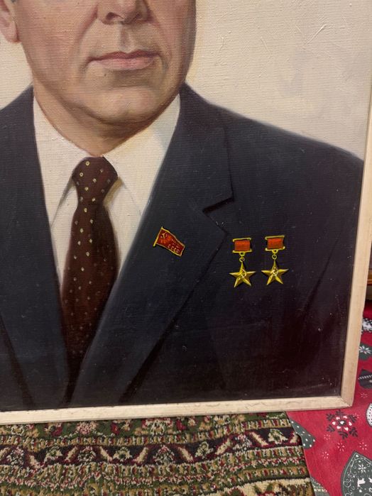 Портрет Гейдар Алиев  холст масло