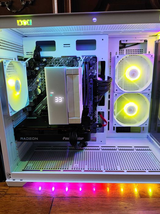 Gaming PC с AMD Ryzen 7 5700x/ 32GB DDR4/ RX 9060XT 16GB/ 1TB/ 600W/ Гаранция