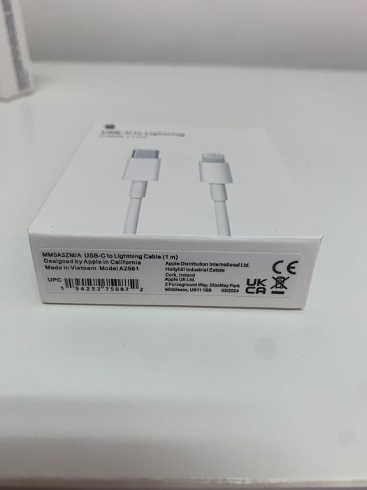 Incarcator si cablu iPhone (20W) iPhone X, 11, 12, 13, 14, 15