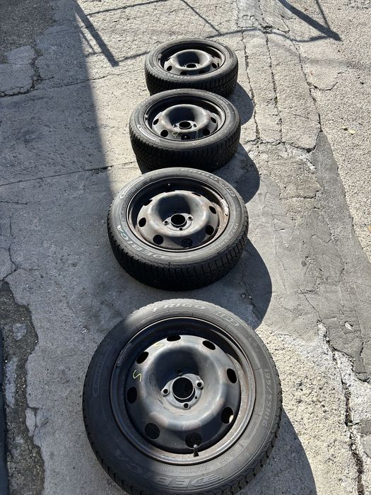 Cauciucuri cu jante 195/55/16 Peugeot