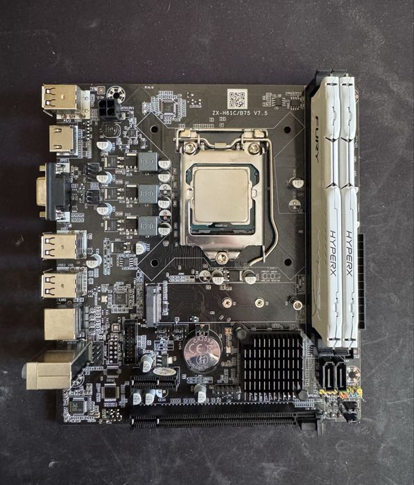H61 lga 1155 + 16gb HyperX + i7-3770 комбо