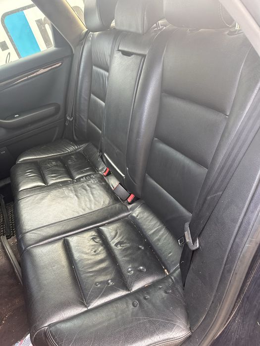 Кожен салон с подгрев ауди а4 б6 б7 / седалки audi a4 b6 b7