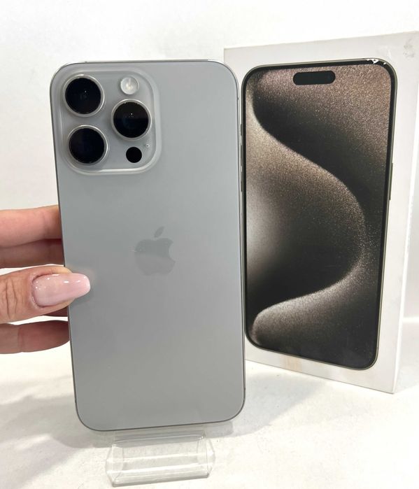 iPhone 15 Pro Max,256GB, garantie, Natural Titanium!