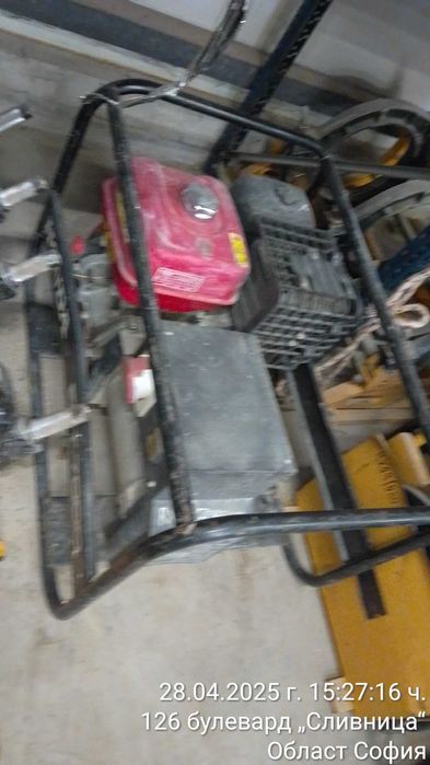 Генератор монофазен 5,5 kw Honda ECT 7000 2013