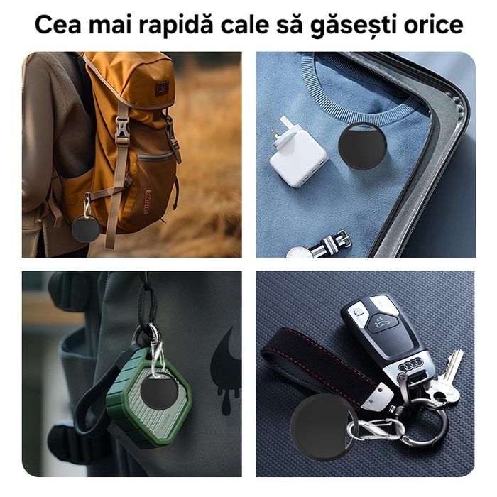 Sistem anti pierdere copii/animale/obiecte. Breloc GPS Apple Find My.