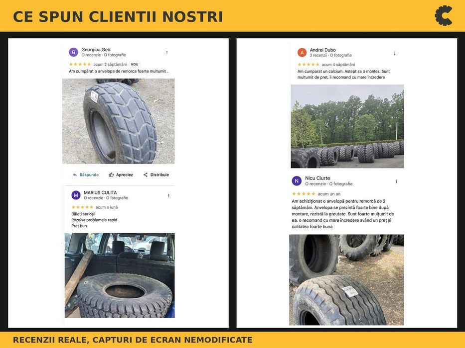 Cauciucuri Anvelope 375/70R20 375/70 R20 375/70-20 3757020 Mitas Buldo Miniincarcator si Industrial Utilaje Agricole SH Second Hand LIVRARE Stoc Real