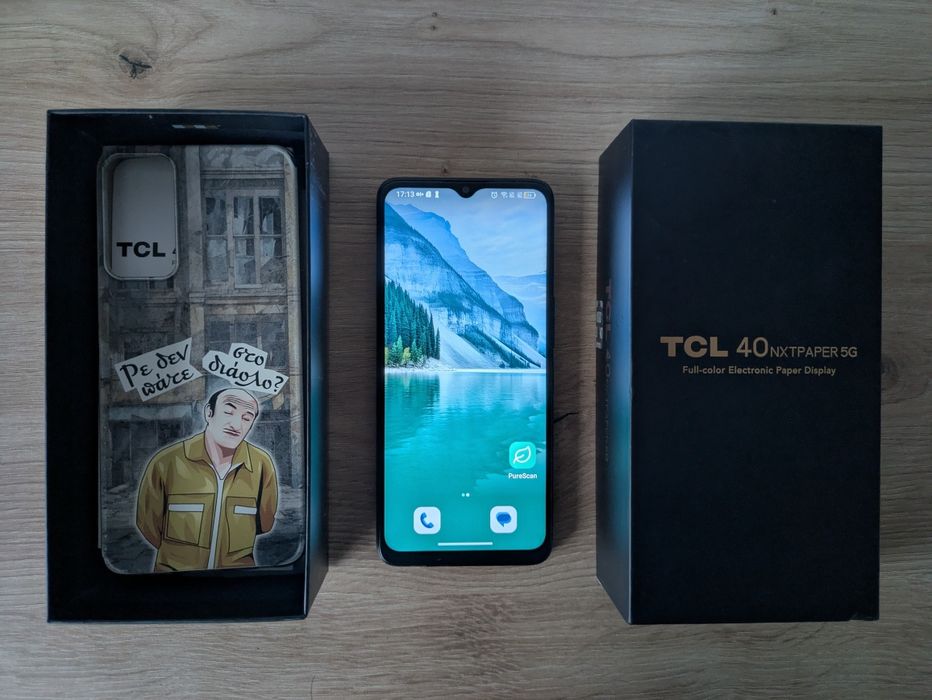 TCL 40 NXTPAPER 256GB / 6GB RAM – E-Ink Дисплей Смартфон КАТО НОВ