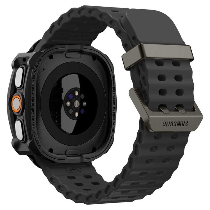 Spigen Кейс Spigen Rugged Armor (ACS11611) - Samsung Galaxy Watch Ultra 2 - Черен