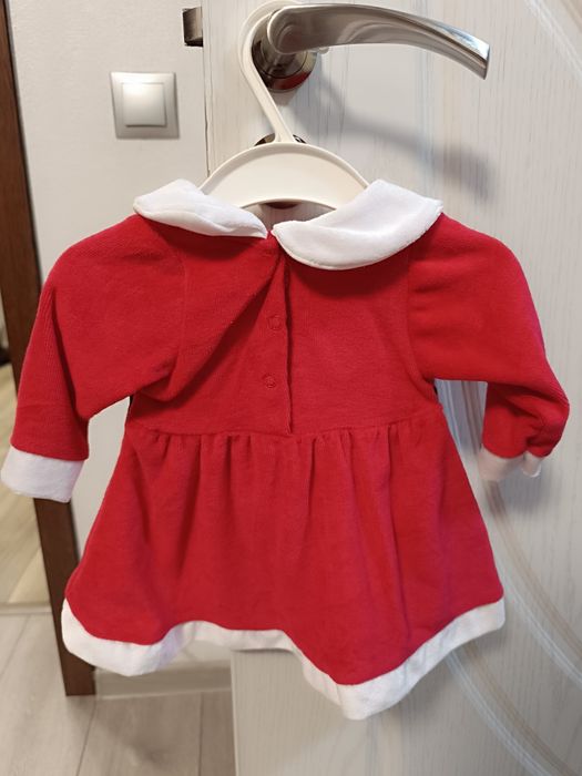 Rochiță de craciun,56-68 cm