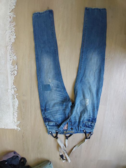 Blugi Desigual cu bretele  , mărimea 33/34