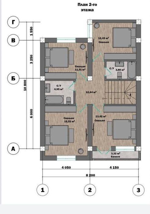 Продаётся 2х этажный катедж ориентировочно Новое Ташми