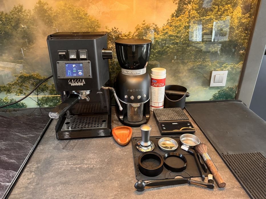 Pachet Espressor Gaggia Classic pro Modat/ Gaggiuino  cu touch / programe / infuzie / specialitate / lelit / marzocco / arduino + rasnita si accesorii