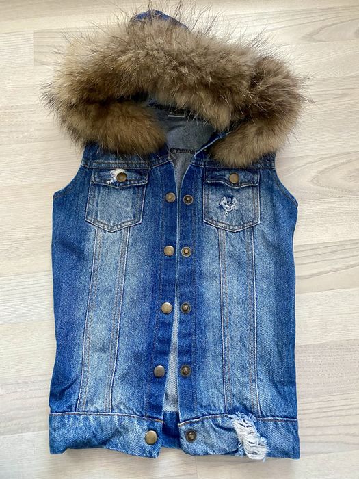 Детско дънково елече 18-24 месеца