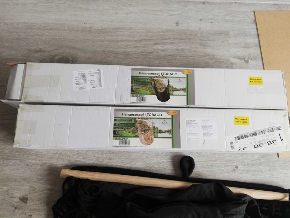 Висящ стол тип люлка хамак с 2 възглавниците