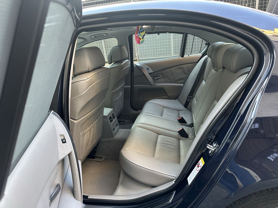 BMW 525D E60 SUPER ACCESORIZATA, SOS, Tapiterie Piele Interior Seria 7