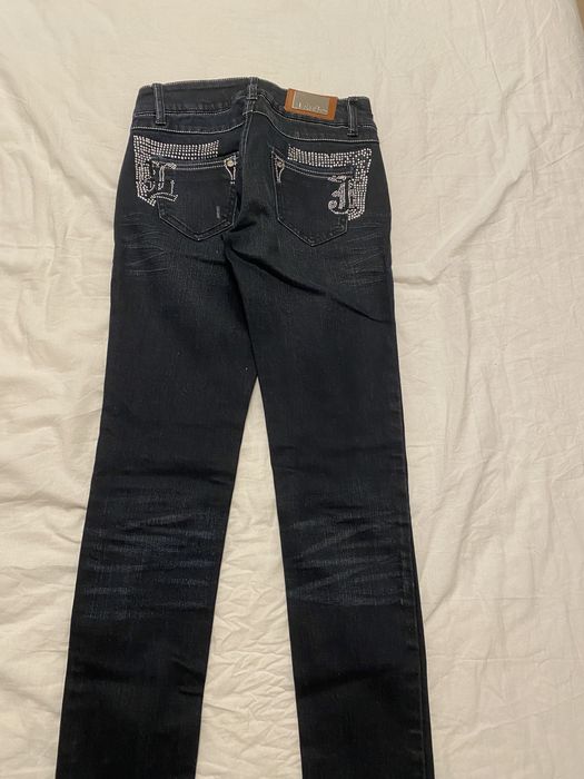 Blugi skinny cu strasuri Lois